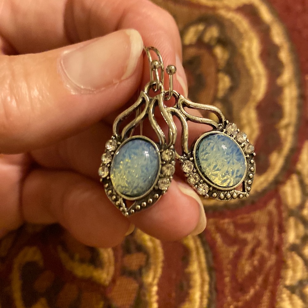 1.33” Moonstone Earrings